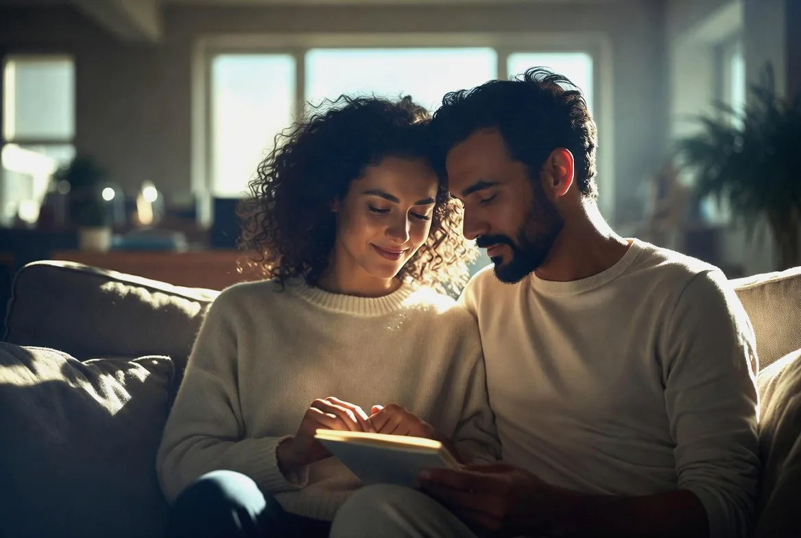 A quiet family-building conversation at home
